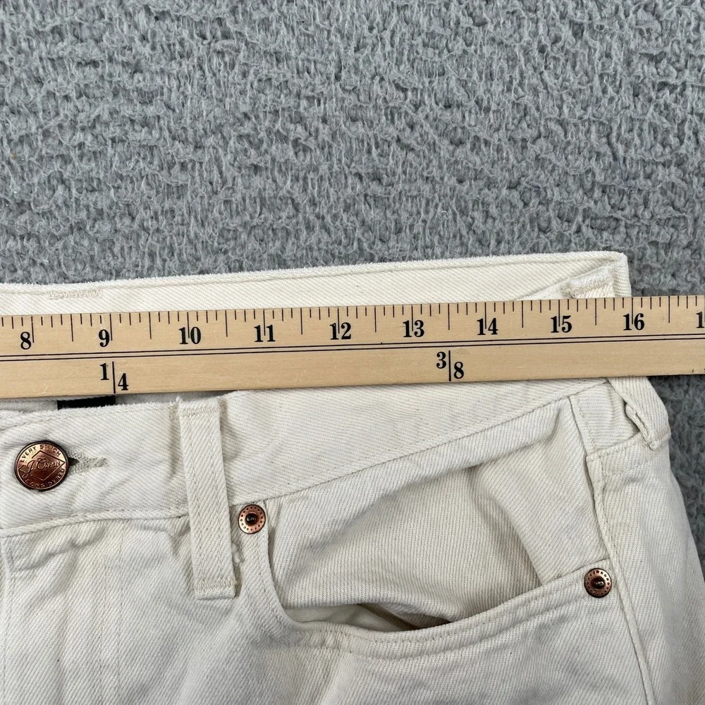 J.Crew Jeans Mens 32x30 Off-White 770 Straight Fit Made in USA 100% Cotton